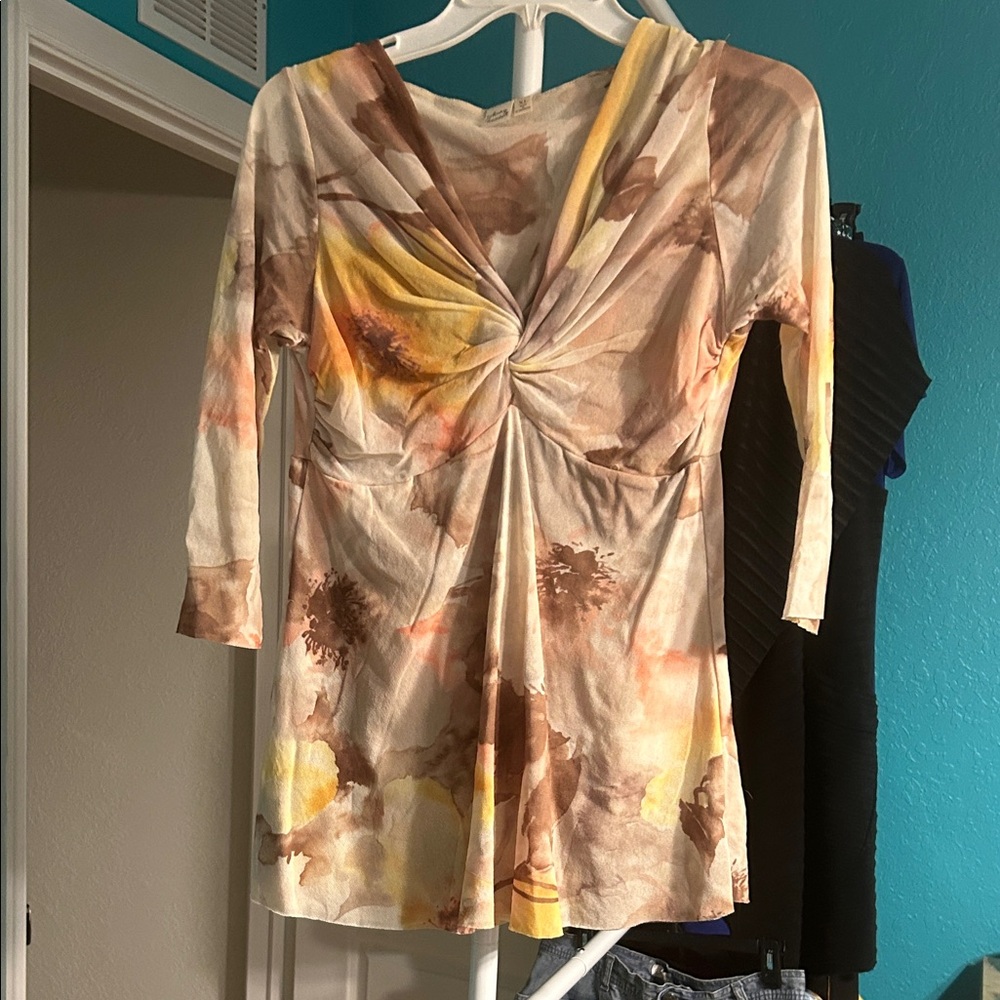 Johnny Heaven Abstract Print Long Sleeve shirt
